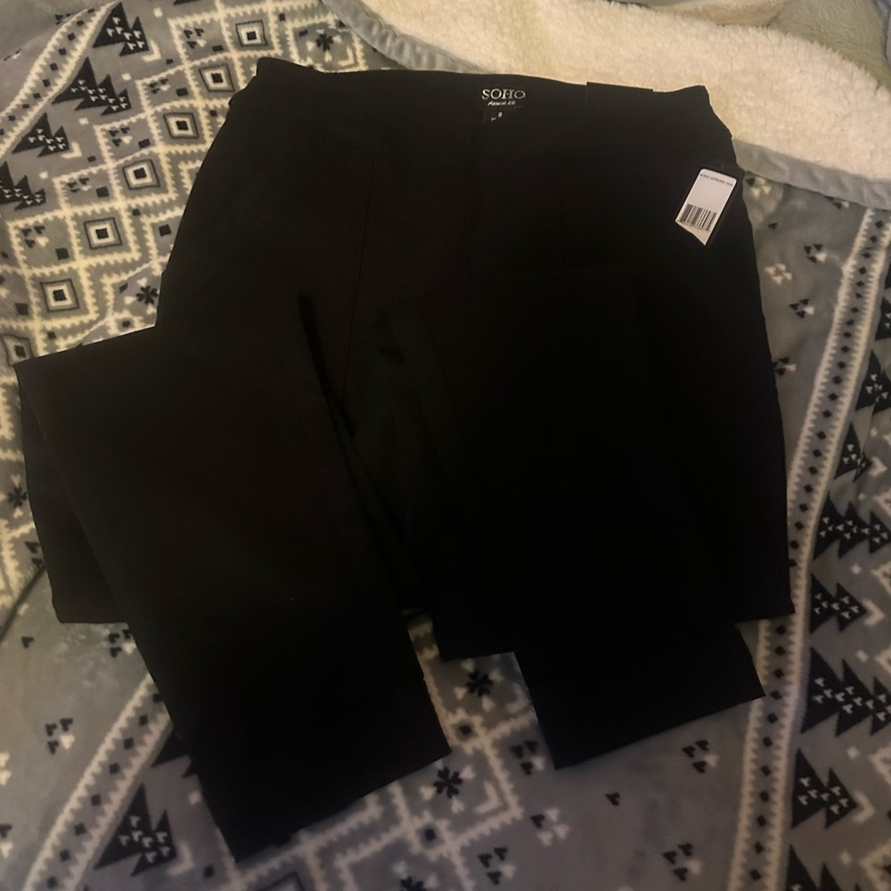 Soho apparel small black  dress pants new with tags